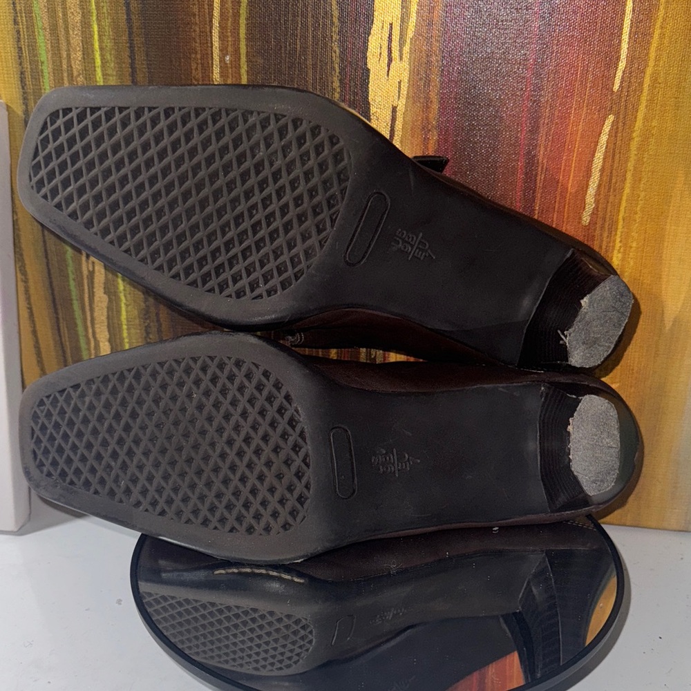 Flexation by Aerosoles Susie Brown Leather Mules - Women’s Size 9B - Picture 8 of 8